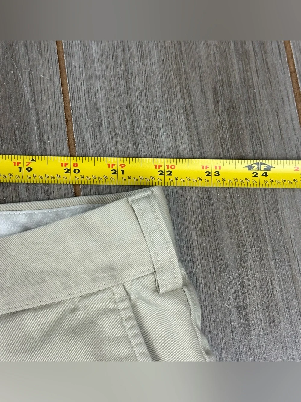 Polo Ralph Lauren Flat Front Chino pants 44x30 (tag 46Bx32) Spring Beige *stains